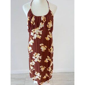 BP Floral Woven Halter Sundress size XL